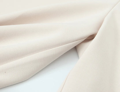 HH Women Solid Pant Set Long Sleeve O-Neck Double-Breasted Blazers+High Waist Chain Matching Side Zipper Trousers Sets