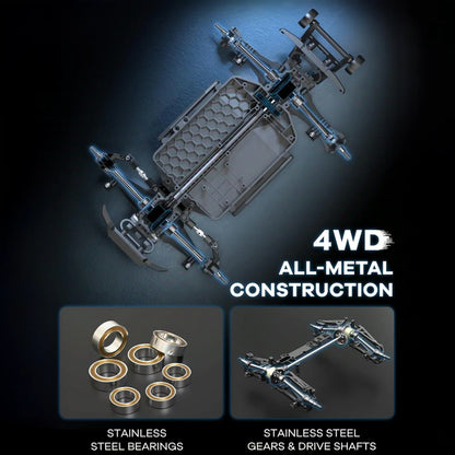 MJX Hyper Go 16207 70km/h 1/16 4WD Racing Car Brushless High Speed Drift Cars 2.4G Remote Control Cars Off-Road Truck Toys.