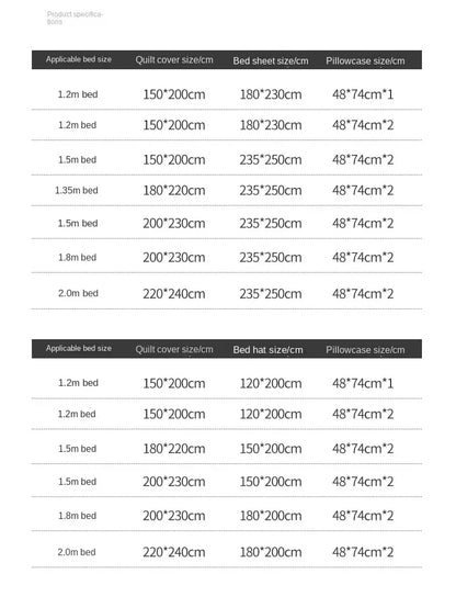 High Quality Solid Color Double Washed Cotton Bedding 4 Pieces Set Student Dormitory Bed Linen Duvet Set Bed Suit.