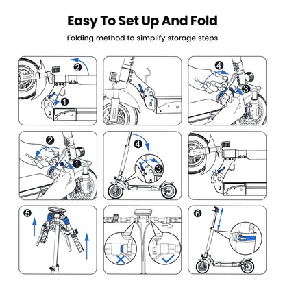 iScooter W9 Electric Scooter For Adults 1000W Motor 54.6V14Ah Battery 10  Inch Off Road Pneumatic Tires Foldable  E-scooter.