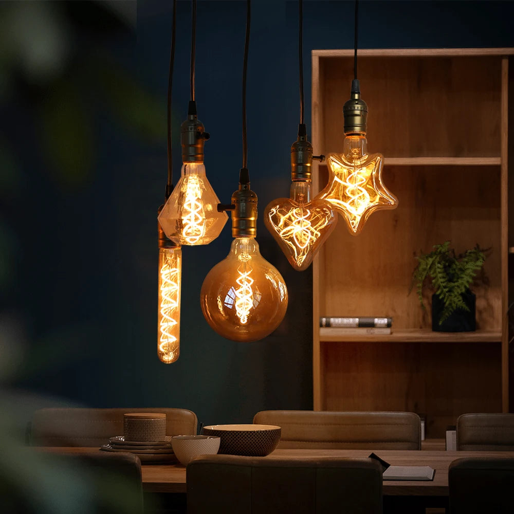 Vintage LED Edison Glühbirnen Lichter E27 AC 220V Retro Loft LED Lampe Schlafzimmer Esszimmer Für Home Dekoration innen Beleuchtung.