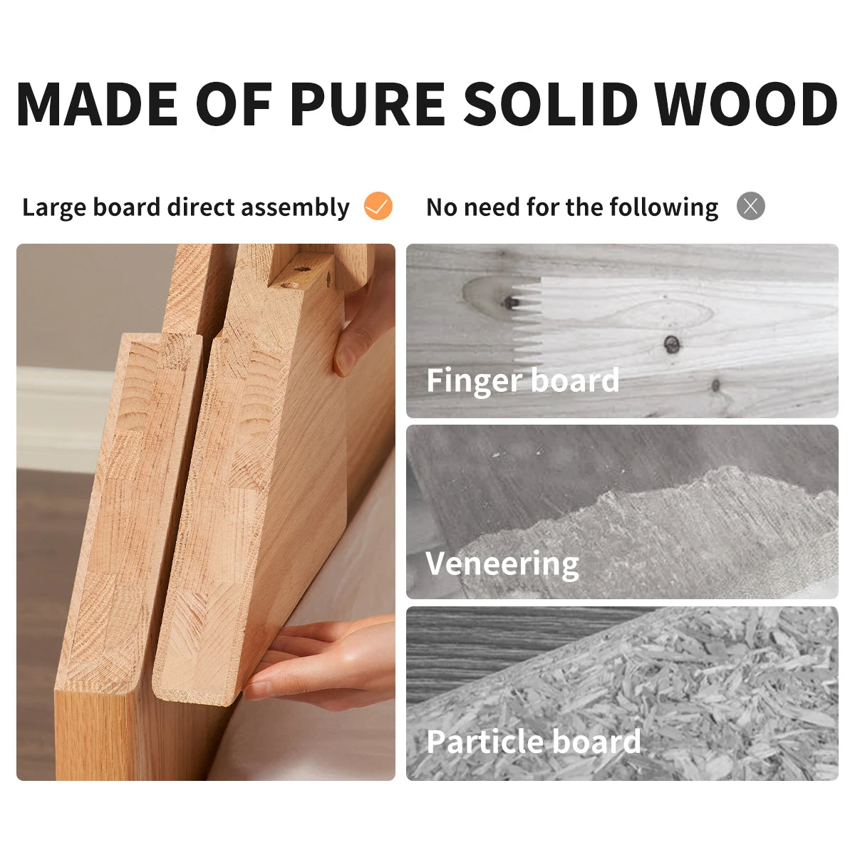 Luxury Wooden Food Tray with Gold Handles (S/M/L) - Coffee Table & Kitchen Decor for Breakfast, Dinner & Bedroom Use.