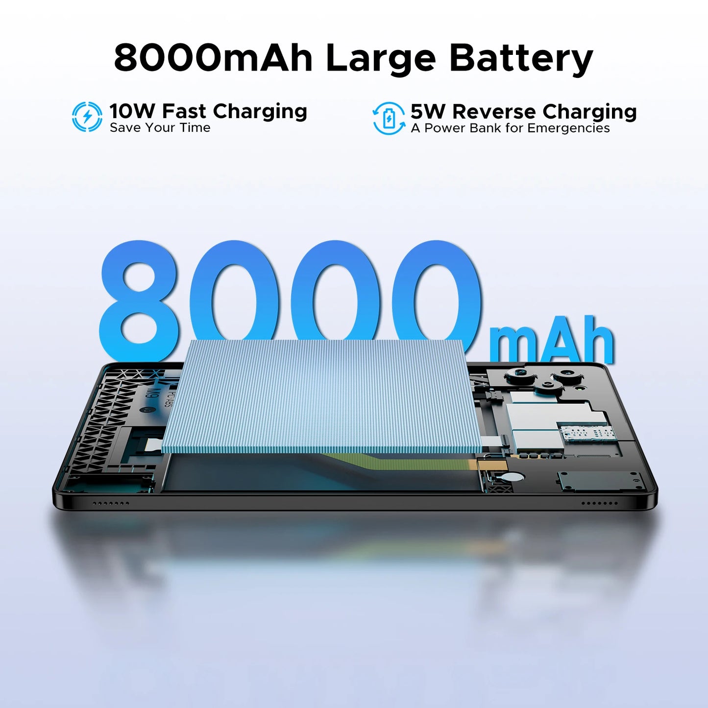 Doogee Tab G6 Tablet Pc 11 Inch Android 15 30Gb Ram(6+24) 256Gb Rom 8000Mah Battery Dual Speakers Support Widevine L1 Tablet Pc.