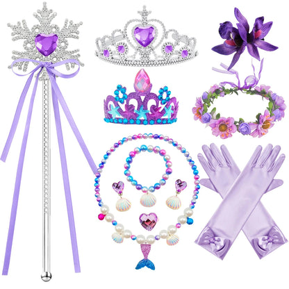 Disney Kleine Meerjungfrau Prinzessin Kleid Kinder Phantasie Karneval Cosplay Kostüm Geburtstag Hochzeit Party Kleidung Halloween Kostüm.