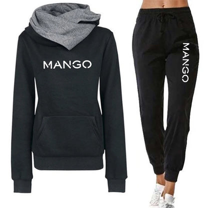 Women's Hoody Tracksuit 2pcs Set Autumn Winter Daily Casual Sporty Jogging Suit Hoodie Sweatpants Ladies Home Outdoor Outfits.