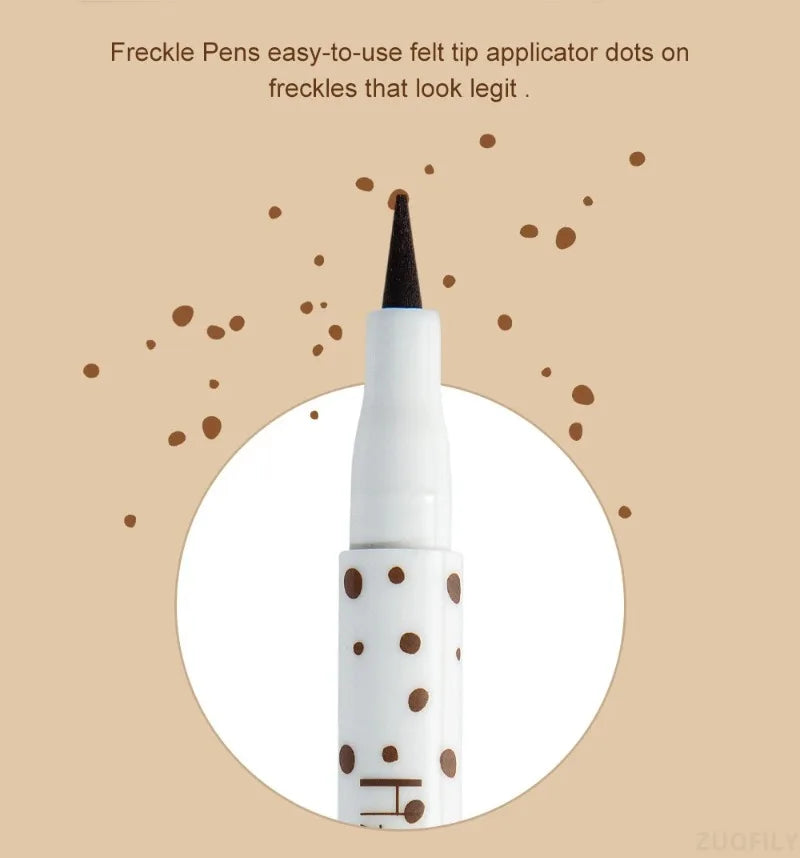 1PC Face Fake Freckles Pen Natural Waterproof Lifelike Fake Freckles Pen for Long Lasting Look Dot Spot Pen Makep Tool Cosmetic.