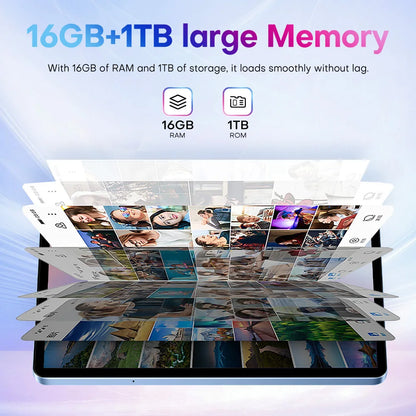 Original Pad 9 Pro 11 Inch 16GB RAM 1TB ROM tablet Android 15 Core Pad Tablet PC Phone Dual Wifi tablette android 8800mah.