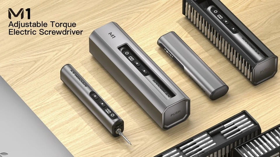 Arrow max m1 elektrische schrauben dreher set präzise magnetische bits 5-gang einstellbares drehmoment wiederauf ladbarer schnur loser schrauben dreher neu