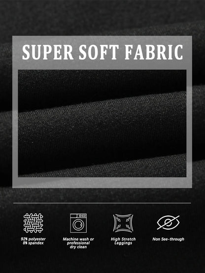 Women's Super Soft Leggings High Elasticity No See Through Workout Yoga Running Athletic Push Up Gym Long Fitness Leggings.