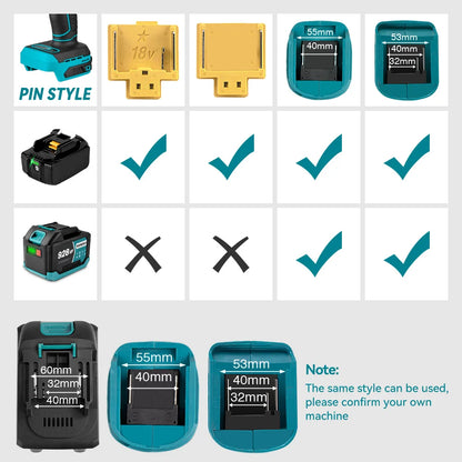 YOFIDRA 388VF 928VF wiederaufladbarer Lithium-Akku, 22500 mAh, 15000 mAh, Li-Ionen-Akku für elektrische Kettensäge, Bohrschlüssel, Elektrowerkzeug