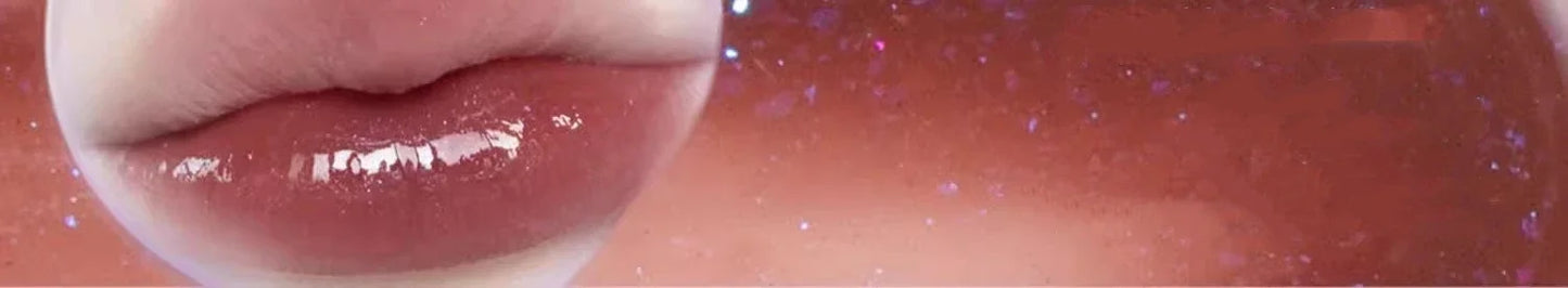 Uhue Lip Gloss Moisturizing Hydrating Glass Lip Glaze Crystal Fruit Nourishing Lipstick for Women Lipstick Makeup Cosmetics