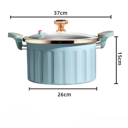 Micro Pressure Cooker Household Large Capacity cooking Pot with Double Ear Non-stick Multi-function Soup Pot Pressure Cooking