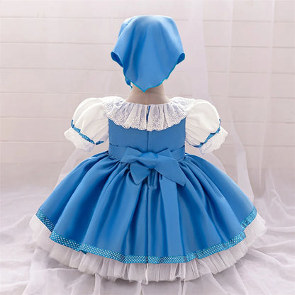 Mädchen Martha Cosplay Prinzessin Kleid Kleinkind Cartoon Bär Bühne Leistung Kleidung Kinder Karneval Party Maskerade Kleidung.