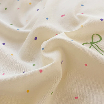 INS Princess 2025 New Style Bedding Sets Sweat Bow Quilt Cover Romantic Bedclothes Decor Woman Bedroom Duvet Cover Set 4pcs.