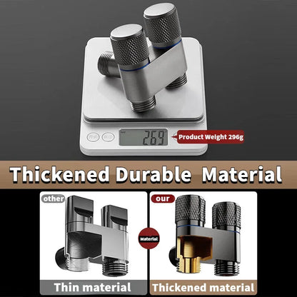 One In Two Washing Machine Faucet All Copper Valve Double Control Toilet Faucet Fully Automatic Detachment and Water Stop