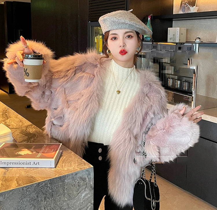 2025 gestrickte Pullover Dicke Warme Rollkragenpullover Frauen Tops Gefüttert Pullover Herbst Winter Streetwear Jersey Strickwaren Jumper.