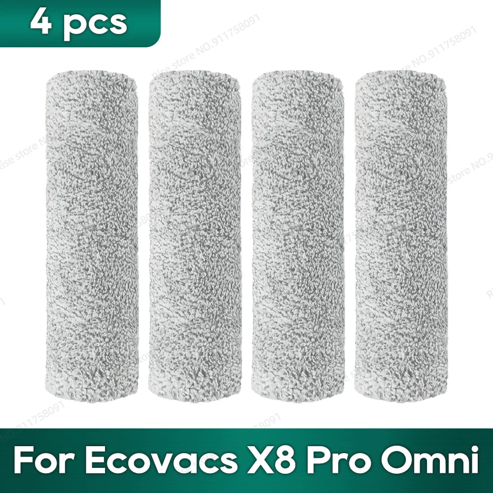 Compatible for Ecovacs X8 Pro Omni Accessories Main Side Brush Hepa Filter Rag Dust Bag Replacement Parts