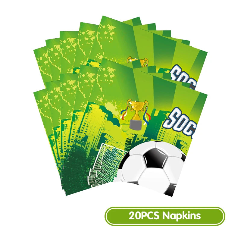 Fußball Geburtstag Dekoration Party Supplies Geschirr Luftballons Set Süßigkeiten Geschenkboxen Fußball Geburtstagsgeschenke Kinder Geburtstagsgeschenke.