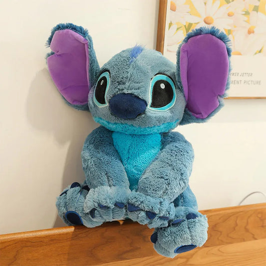 Disney Stitch Angel Stuffed Plush Toy Kawaii Lilo & Stitch Cartoon Plush Doll Stress Relief Pillow Comforting Toy for kids Gifts.