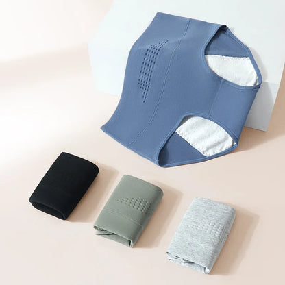 High Waist Menstrual Women Panties Widen Period Pants Leak Proof Physiological Underwear Cotton Plus Size Girl Brief.