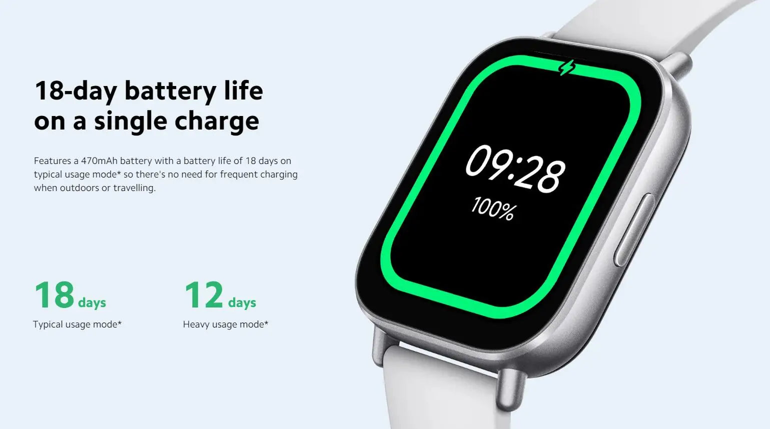 Xiaomi Redmi Watch 5 Active Smart Watch, Bluetooth Call, 2" LCD Display, All Day Heart Rate Blood Oxygen Monitoring Smartwatch.