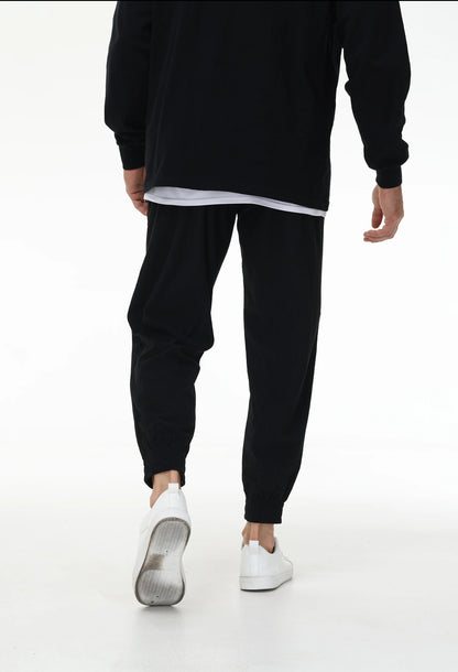 Mens Corduroy Sweatpants Elastic Waist Drawstring Tapered Pants With 4 Pockets for Jogging Running Outdoor Warm Sports.