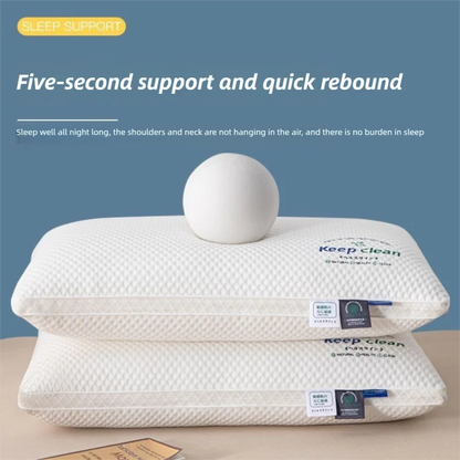 1pc 48x74CM Twisted Pillow  - Hotel Grade Neck Support Pillow Core Designed for Sleep Aid And Home Use.