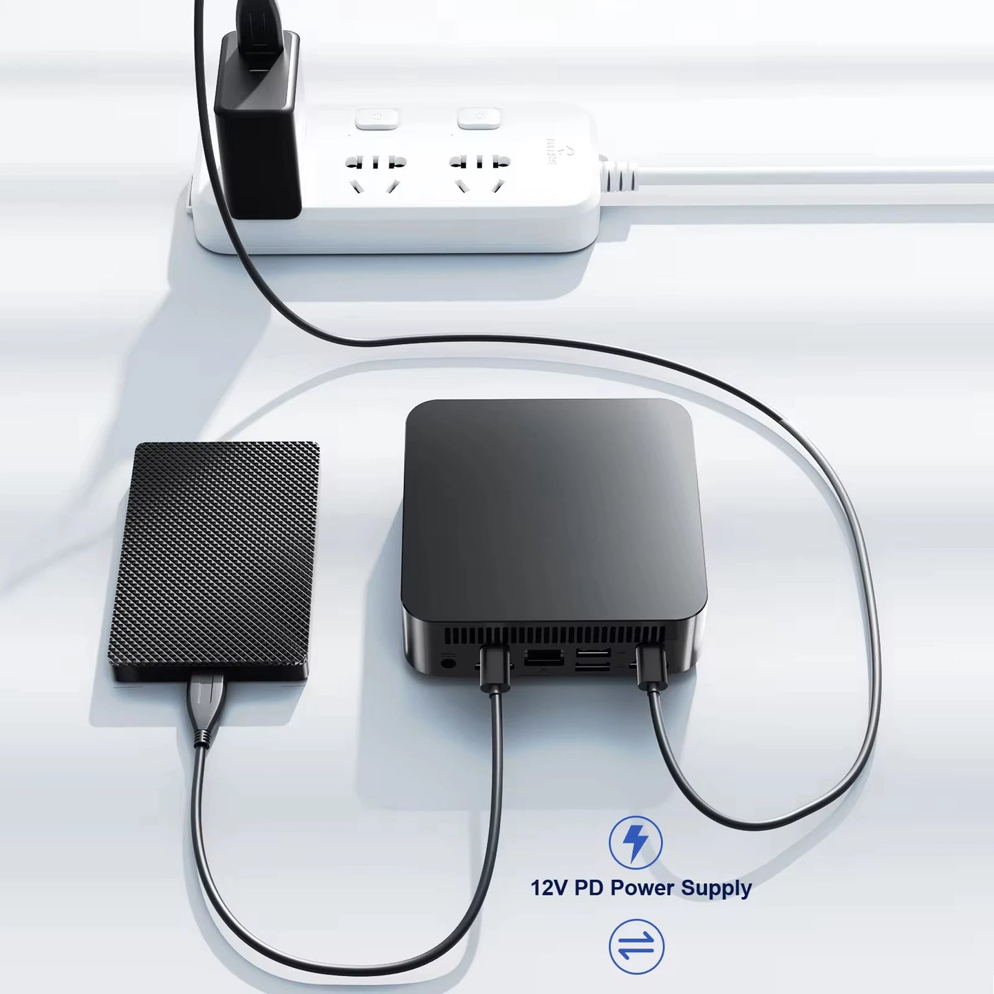 MINI PC Windows 11 Pro Core i9 8950HK DDR4 16GB M.2 SSD 1TB 2TB Computer Gaming Wifi 6 BT5.2 Office Business Desktop PC Gamer.