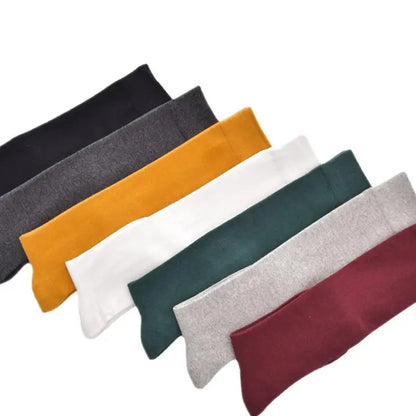 Cotton Spring Autumn Women Knee High Soild Color Socks Ladies Girl School Party Street Dancing Winter Knee Warm Sock For Women.