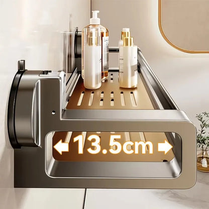 Haushalt Saugnapf Schnalle Badezimmer Dusche Gel Lagerung Korb Wc Ohne Stanzen Waschraum Wand-montiert Lagerung Rack