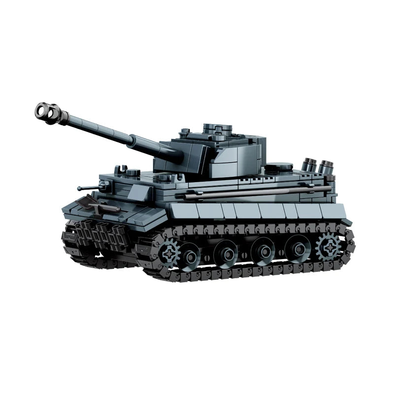 World War 2 WW2 Army Military Soldiers Armor Halftrack Main Station Tank Building Blocks Bricks Model DIY Assembly Toys For Kids.