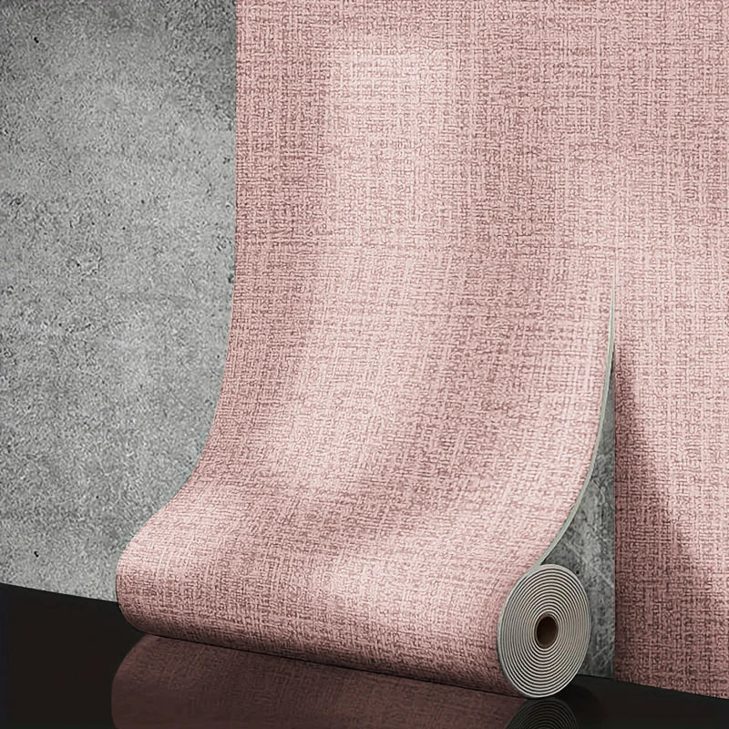 50 cm x 2,8/5/10 m Leinen einfarbig 3D verdickter wasserdichter Schaumstoff selbstklebende Hintergrundwand Renovierung Tapete Wandaufkleber