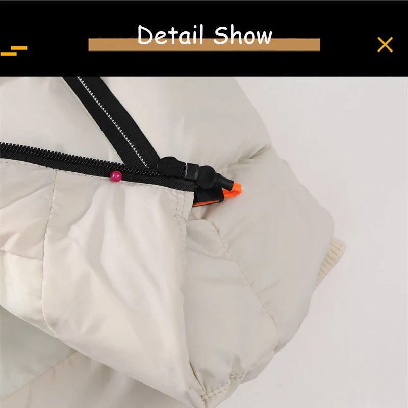 Autumn Winter Men Sleeveless Warm Detachable Hooded Vest Men Outdoor Windproof Casual Fashion Loose Brand Zipper Vest Male Coat.