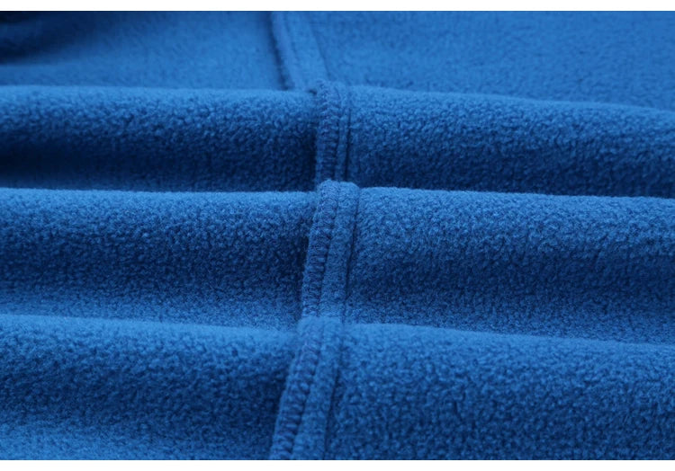 Soft Polar Fleece Jacket with Pockets Lightweight Outdoor Recreation Full Zip Coat.