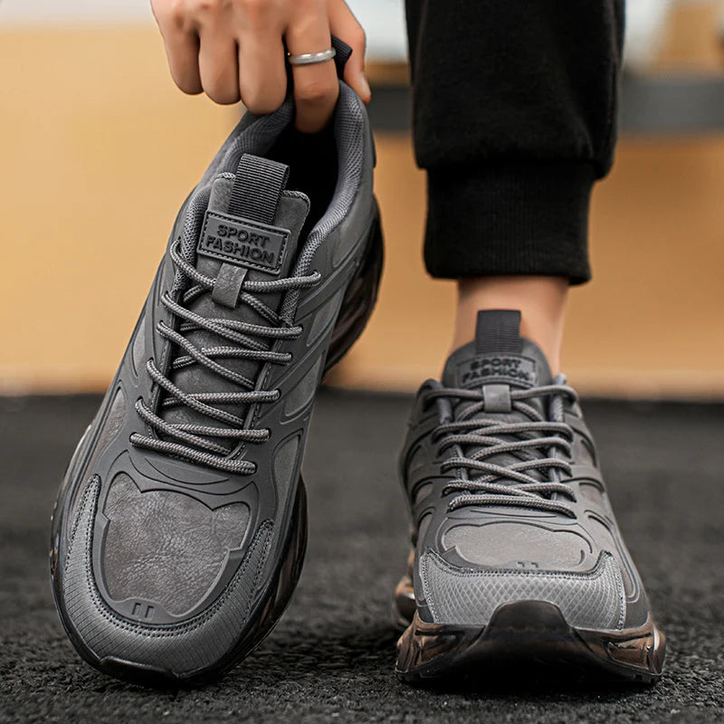 YRZL Herren-Turnschuhe, lässig, Sport, atmungsaktiv, Laufschuhe, bequemes Gehen, leichter Mesh-Schuh, Outdoor, rutschfest, Tennis-Mann.