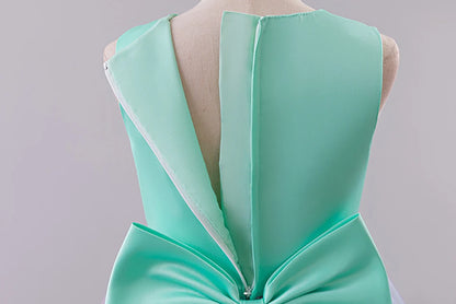 Elegantes, ärmelloses Tüll-Ballkleid für Kinder, Bühnenaufführungen, Hochzeiten, Weihnachten, Mädchenkleider, Mädchen-Prinzessin-Partykleider