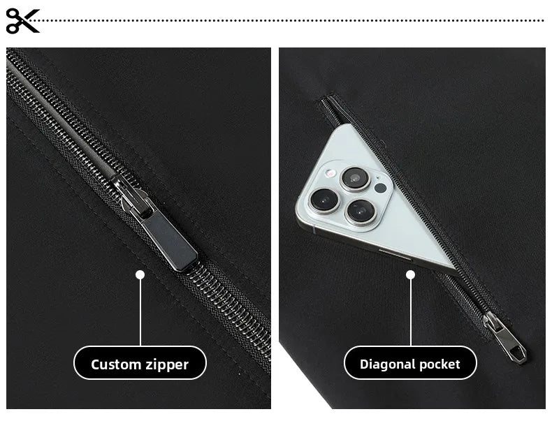 Premium Wrinkle Free Reversible Breathable Baseball Collar Men Blazer Jacket Business Casual Windbreaker Lightweight Coats.