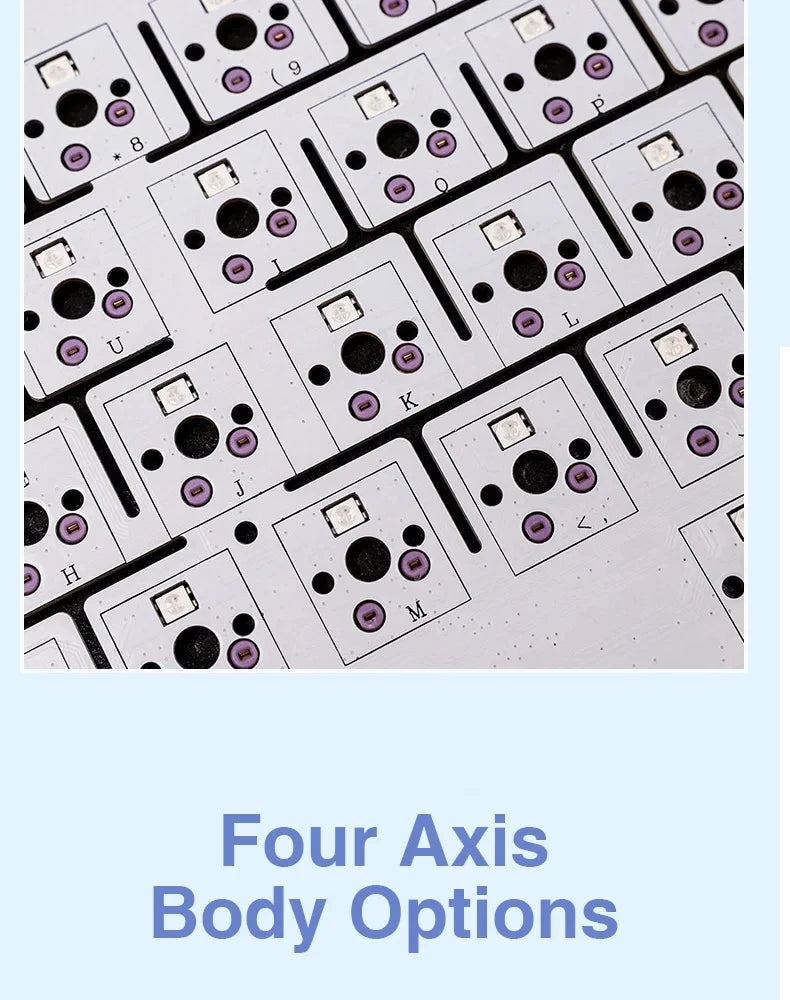 AULA F75 2.4G Wireless/Bluetooth/Wired Gaming Mechanical Keyboard RGB Customized 75% Layout OEM Profile Gasket Structure.