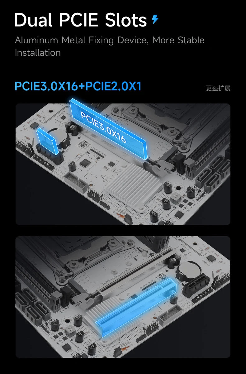 HUANANZHI X99 4MT plus LGA 2011-3 Xeon Motherboard - DDR3 Memory Support NVMe SATA for Gaming & Business Use with TPM2.0.