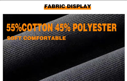 470G-570G HeavyWeight Cotton New Autumn Casual Men's Top Solid Color Loose Pullover Hoodies Sweatshirt Long-Sleeve Men Clothing.