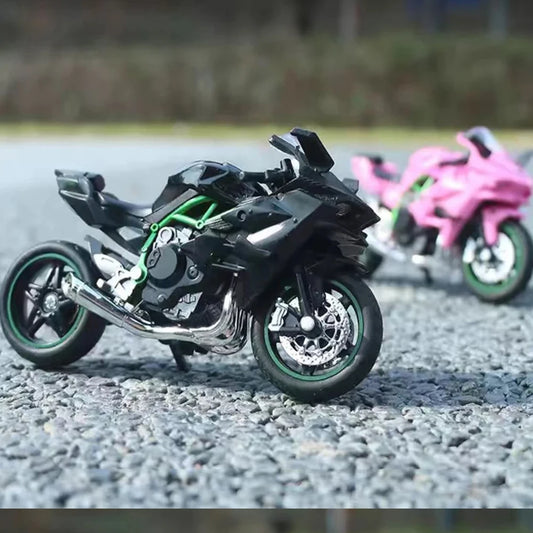 1:18 Home Children Plastic Car Decor Off-road Vehicle Collection Office Model Toy Diecast Motorcycle Simulation Portable.