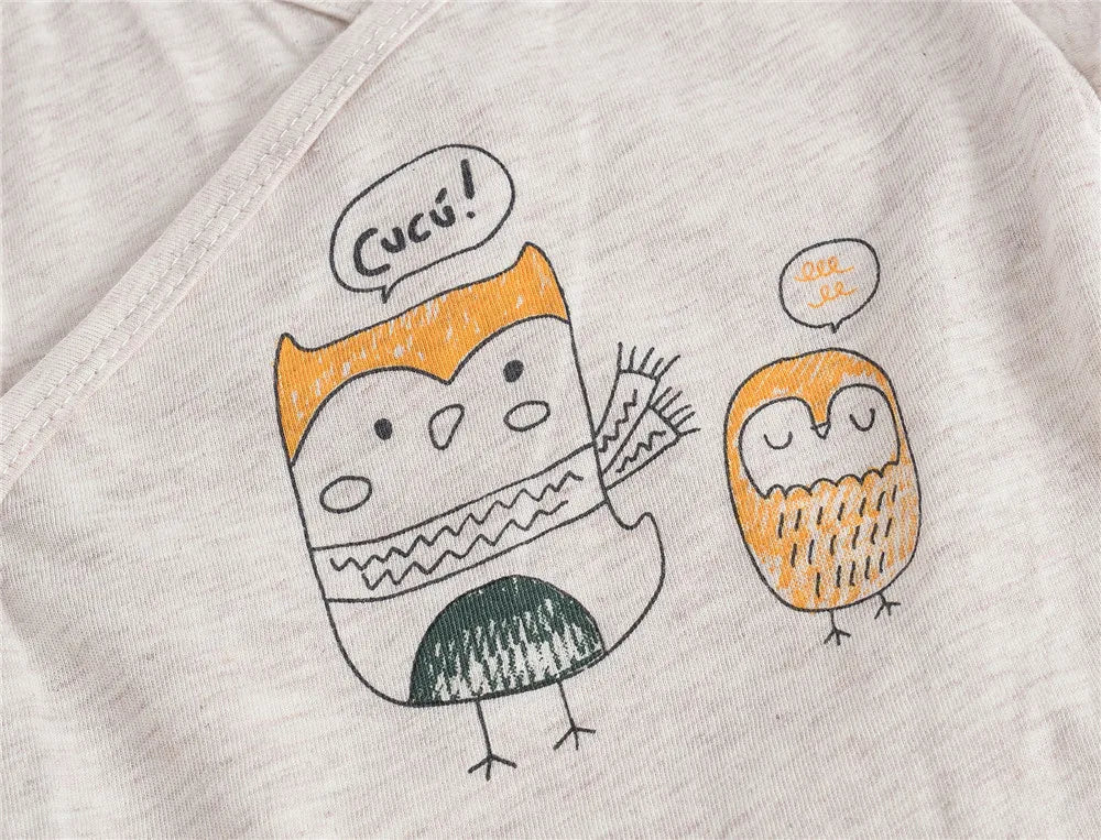 Honeyzone Baby Boy Bodysuit O-Neck Cartoon Print Neugeborene Baumwolle Kleidung ein Stück weiches Design Kinder Kostüm.