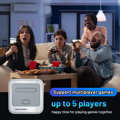 KINHANK Super Console X Game Box Retro Game Console 60000 Video Games for DC/MAME/Naomi with gamepads Game Player.