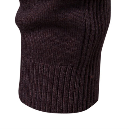New Winter Turtleneck Thick Mens Sweaters Casual Turtle Neck Solid Color Quality Warm Slim Turtleneck Sweaters Pullover Men.