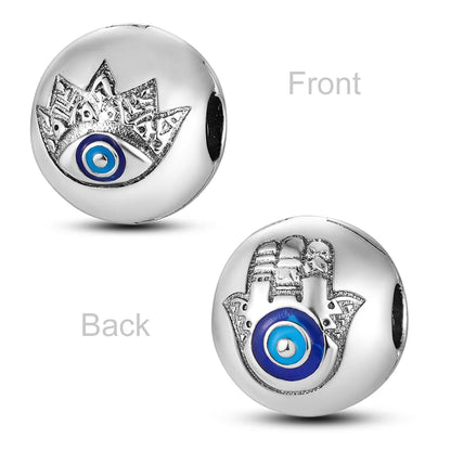 Silver Clasp 925 Sterling Silver CZ pave Clip Charms Daisy Beads Stopper Safety Chain fit Original Bangle Bracelet Jewelry Clip