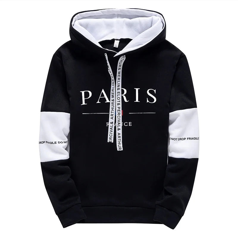 Hoodies Sweatshirts for Men Versatile Sweatpants Fashion High Quality Sports Sportswear Autumn Winter Comfortable Daily Dressing.