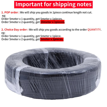 5M/50M Single Core Wire UL1007 PVC Tinned Copper Line 14/16/18/20/22/24/26 AWG Solid Cord LED Line DIY Equipment Electric Cable.