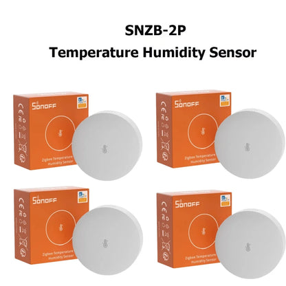 SONOFF SNZB-02P SNZB 02P Zigbee Temperature and Humidity Sensor Sonoff ZB Bridge-P Thermometer Detector Smart Home Via Ewelink