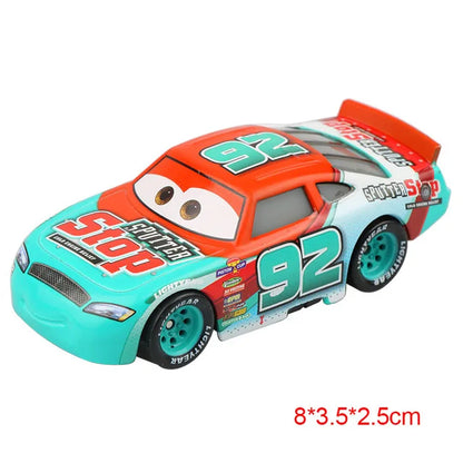 Disney Pixar Cars 2 3 Lightning McQueen Div Fritte Frank Mater Chick Hicks 1:55 Diecast Vehicle Metal Toy Car Kid Birthday Gift.