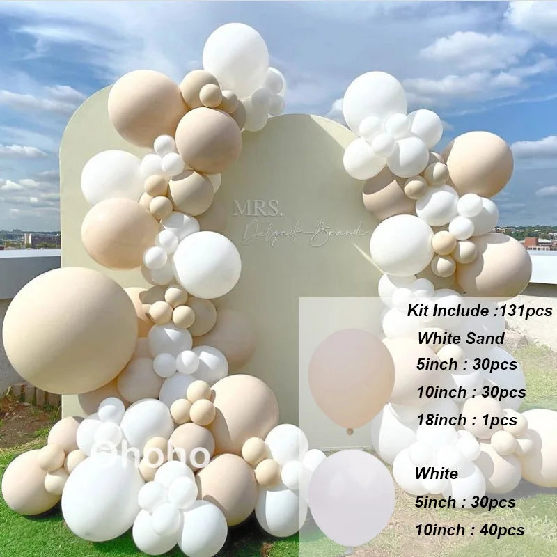 Kaffeebraun Beige Ballon Girlande Bogen Kit Oh Babyparty Dekoration Rustikale Hochzeit Kindergeburtstag Party Taufe Taufe